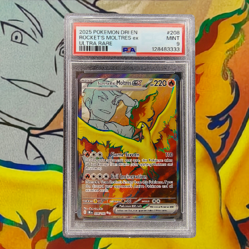 Team Rocket's Moltres EX Illustrator #208