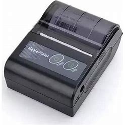 Mini Impressora Térmica Para Delivery Com Bluetooth 58mm Preto 110/240v (bivolt)