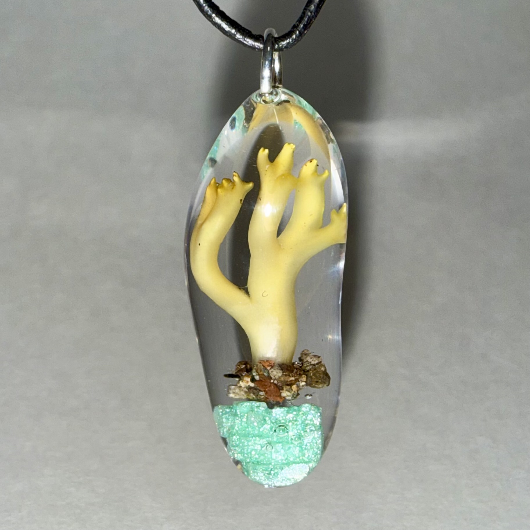 Yellow Coral + Sea Salt Crystal