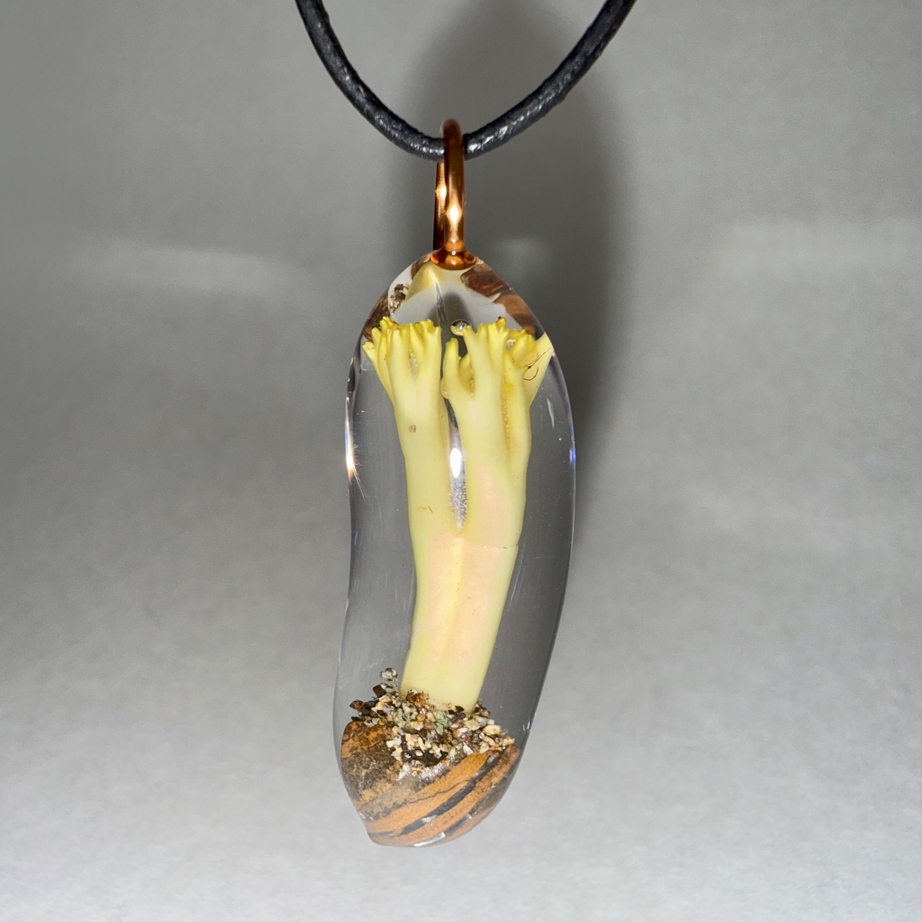 Yellow Coral + Sand + Tiger's Eye