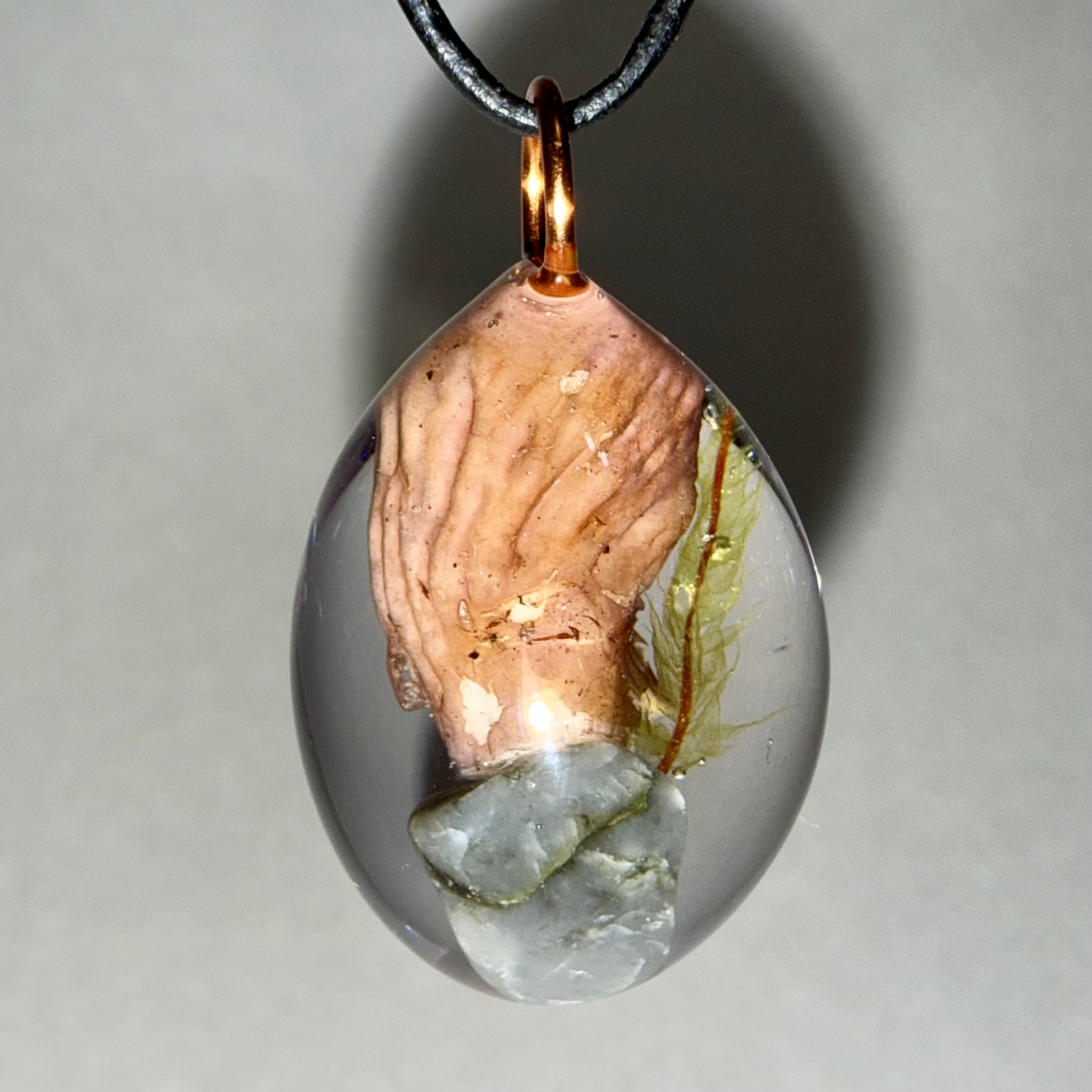 Pig's Ear + Red Veined Moss + Emerald