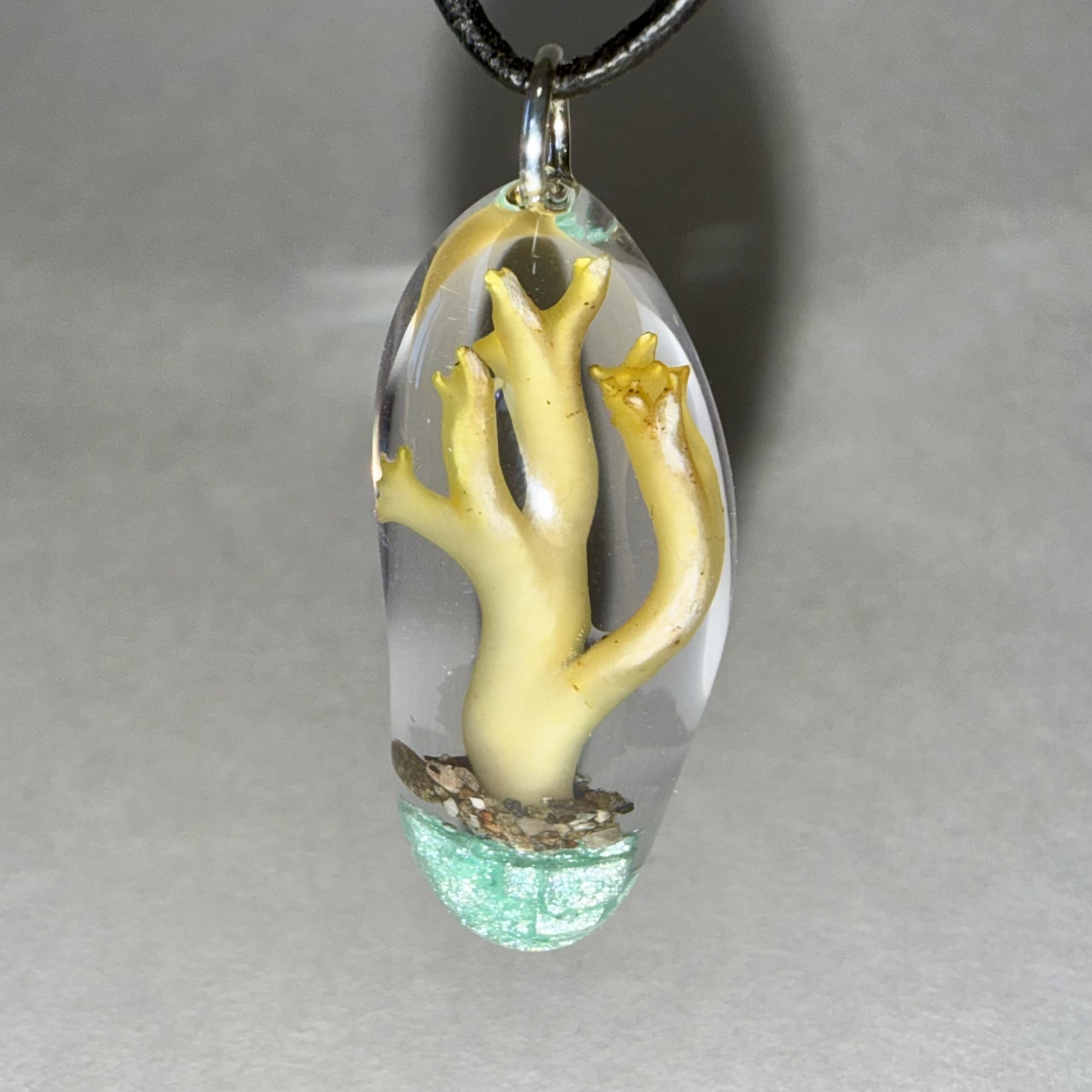 Yellow Coral + Sea Salt Crystal