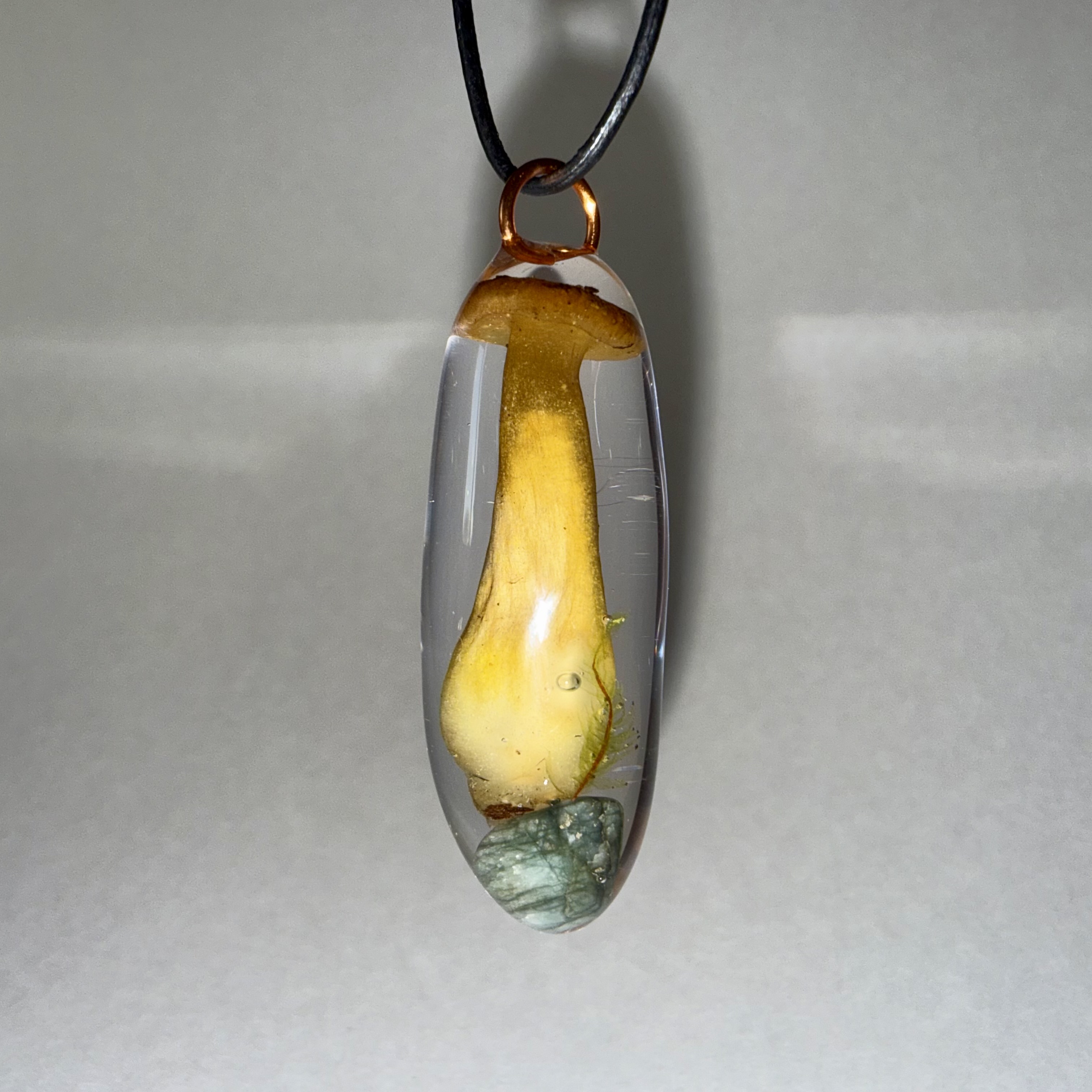 Winter Chanterelle Pendant
