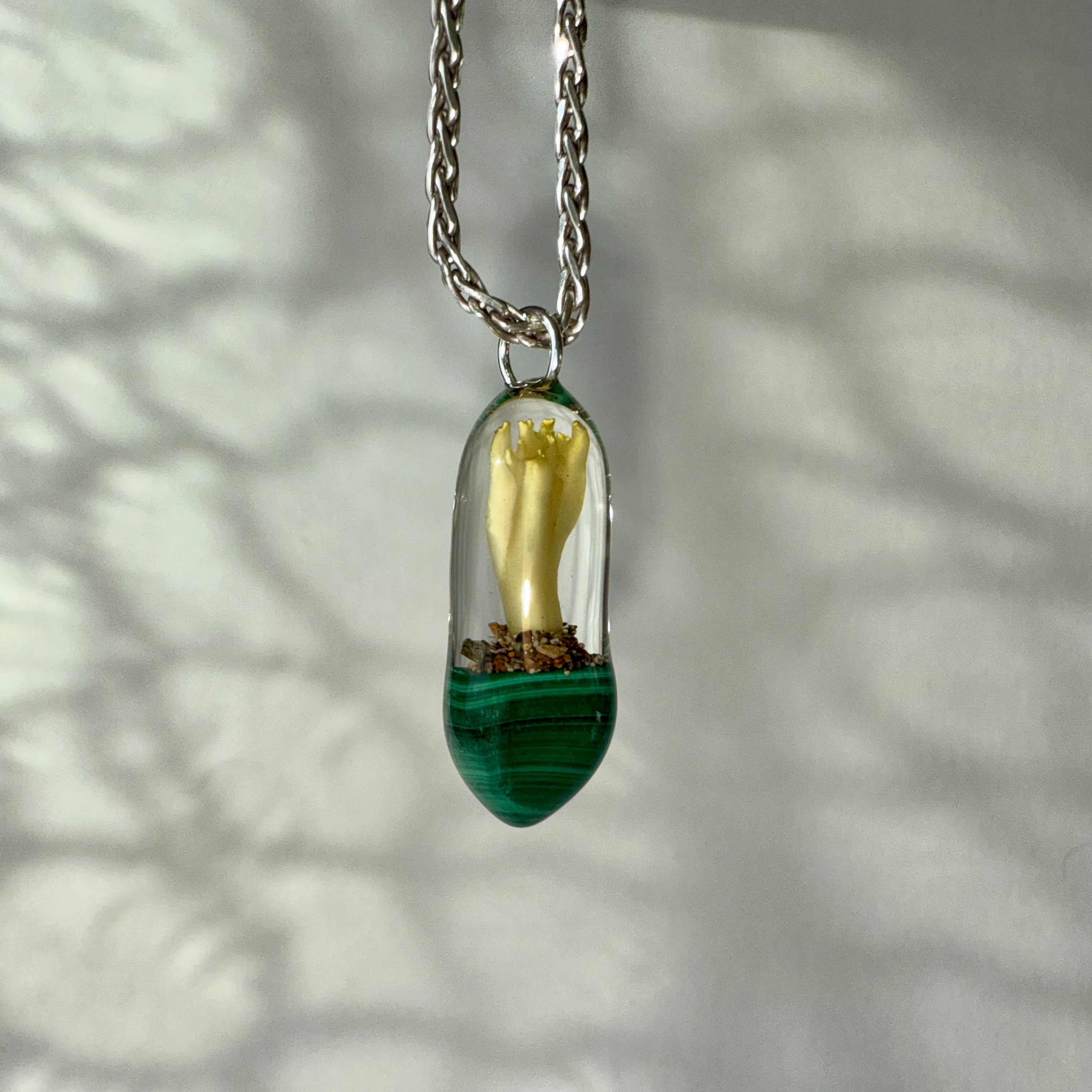 Mossy Mushroom Pendant