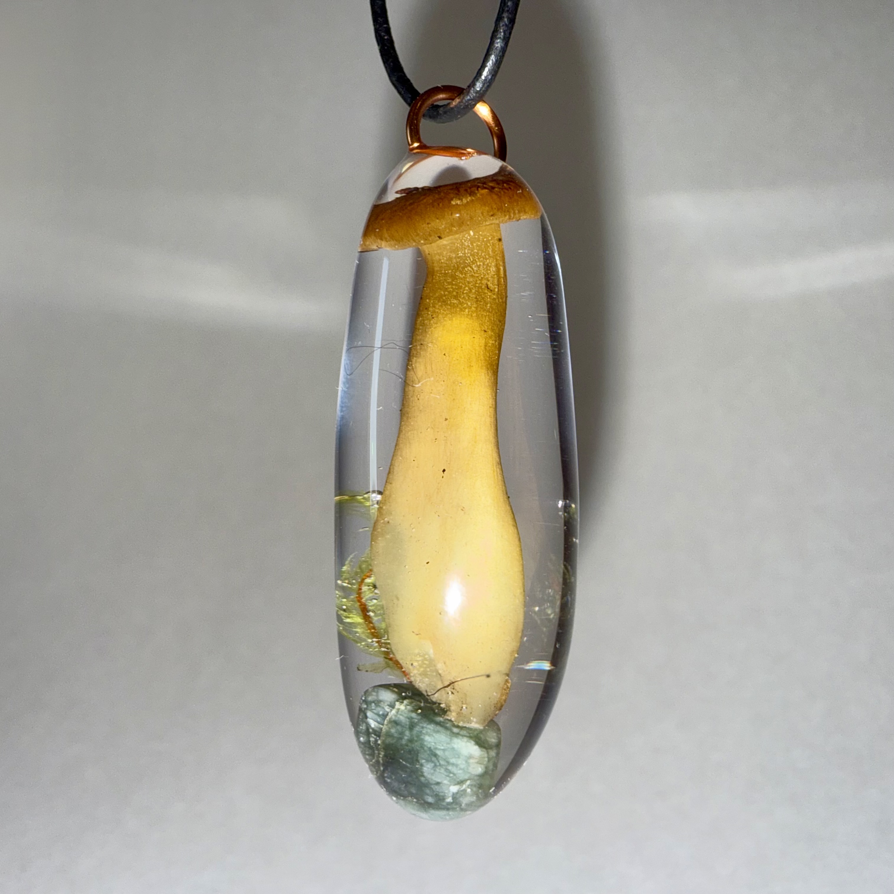 Winter Chanterelle Pendant