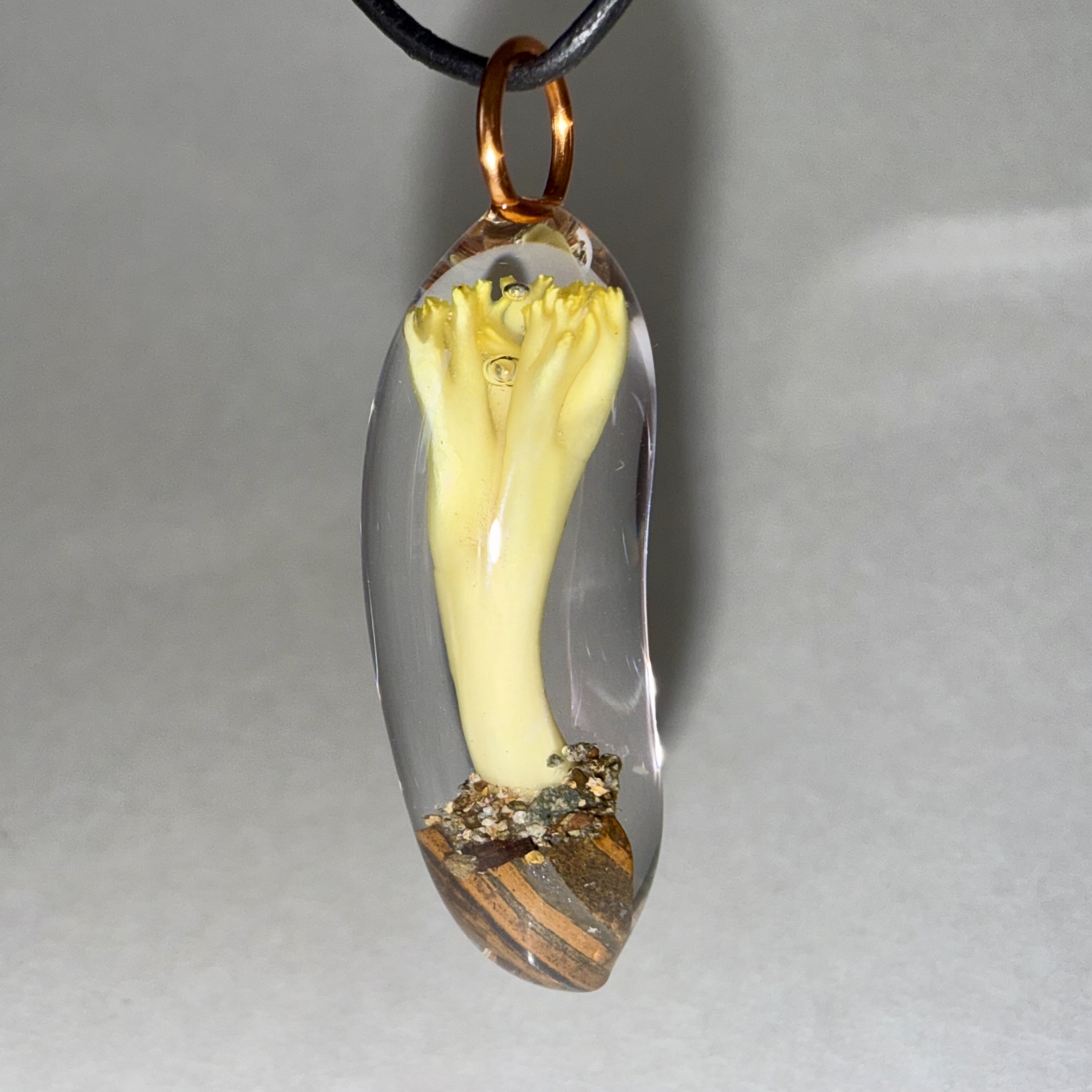 Yellow Coral + Sand + Tiger's Eye