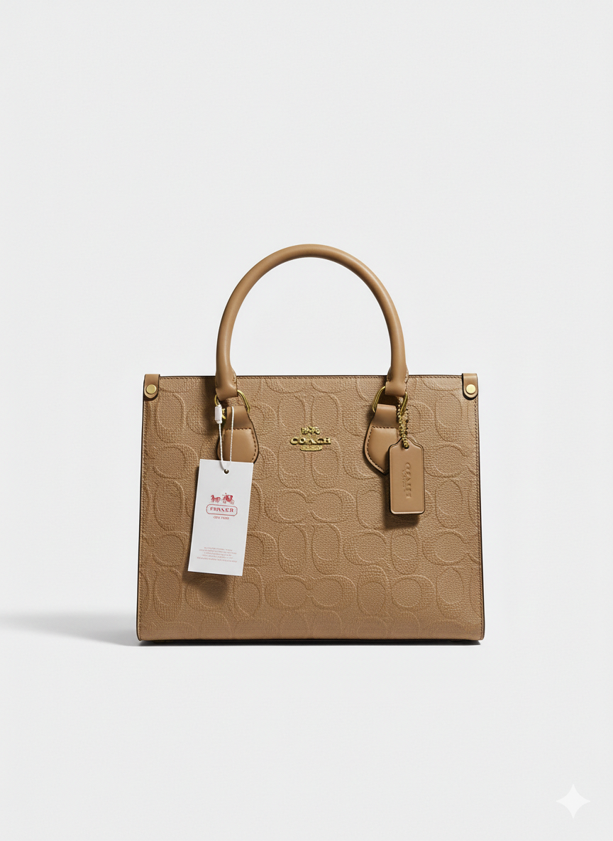 Bolso Tote Coach Beige