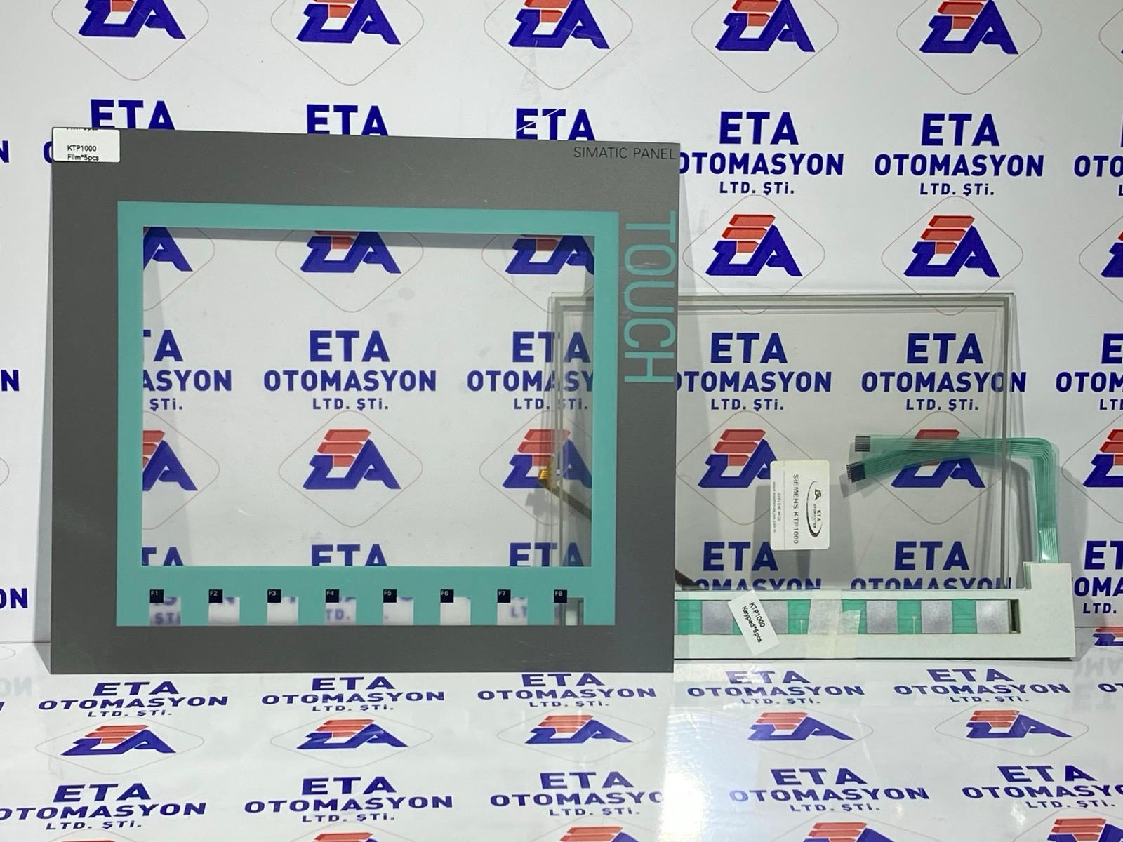 SIEMENS KTP1000 / 6AV6 647-0AE11-3AX0 MEMBRAN + DOKUNMATİK CAM