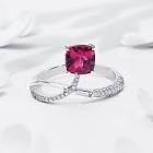 Cincin Berlian Ruby
