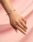 Gelang dan cincin perak elegan