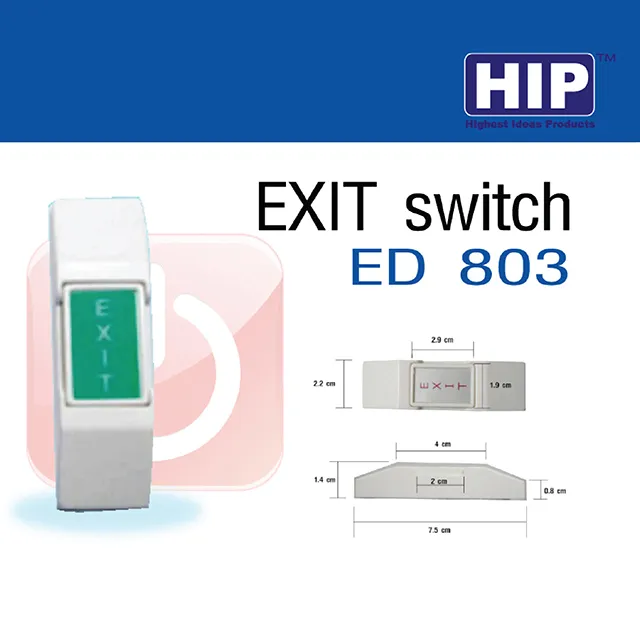 ปุ่มกดขาออกแบบไร้สัมผัส HIP รุ่น ED803