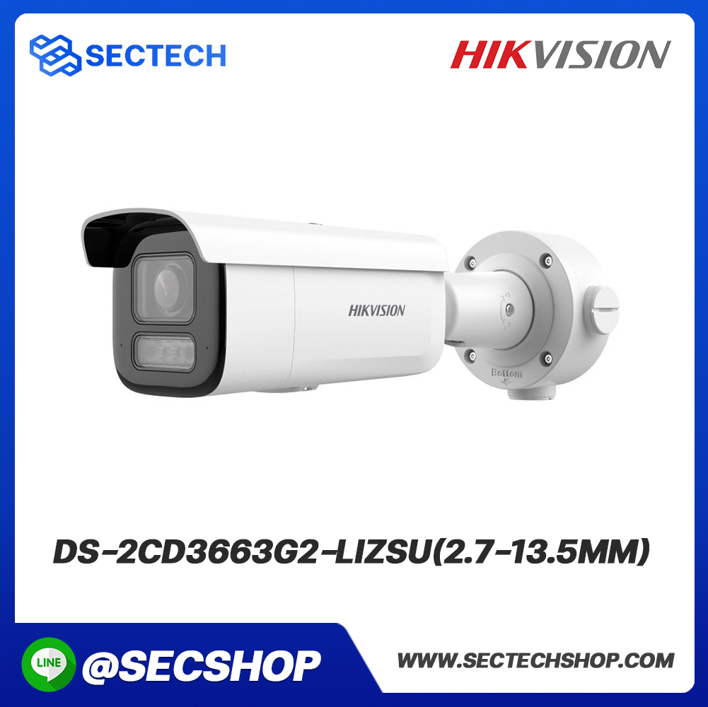 กล้องวงจรปิด HIKVISION รุ่น DS-2CD3663G2-LIZSU(2.7-13.5mm)