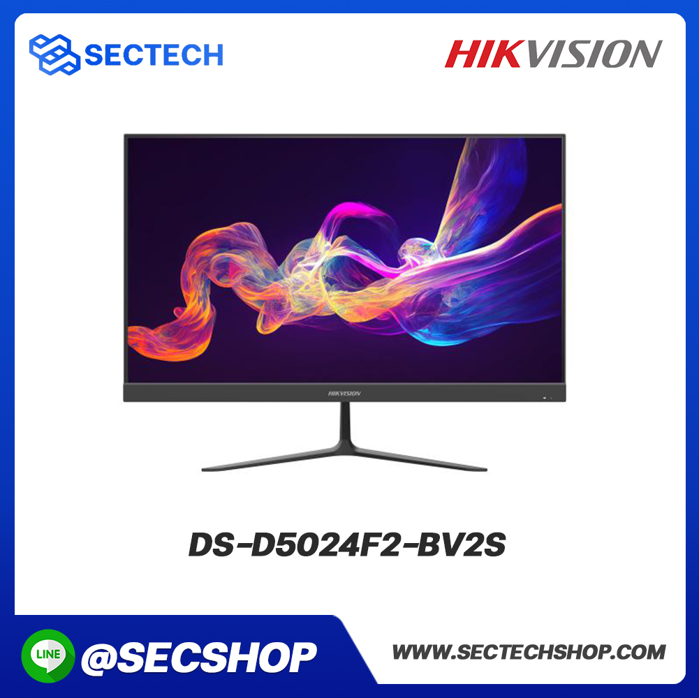 จอภาพ Full HD ขนาด 23.8 นิ้ว HIKVISION รุ่น DS-D5024F2-BV2S
