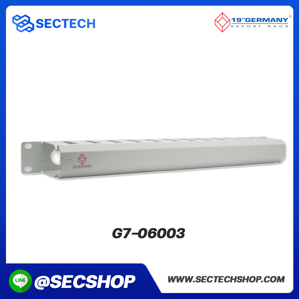 แผงจัดสายหน้าตู้แร็ค 19" GERMANY รุ่น G7-06003