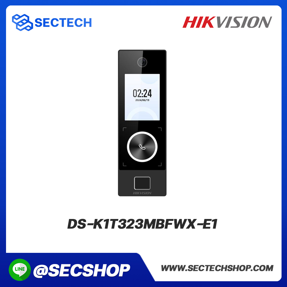 เครื่องสแกนใบหน้า HIKVISION รุ่น DS-K1T323MBFWX-E1