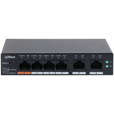 สวิตช์ POE Dahua รุ่น DH-CS4006-4ET-60