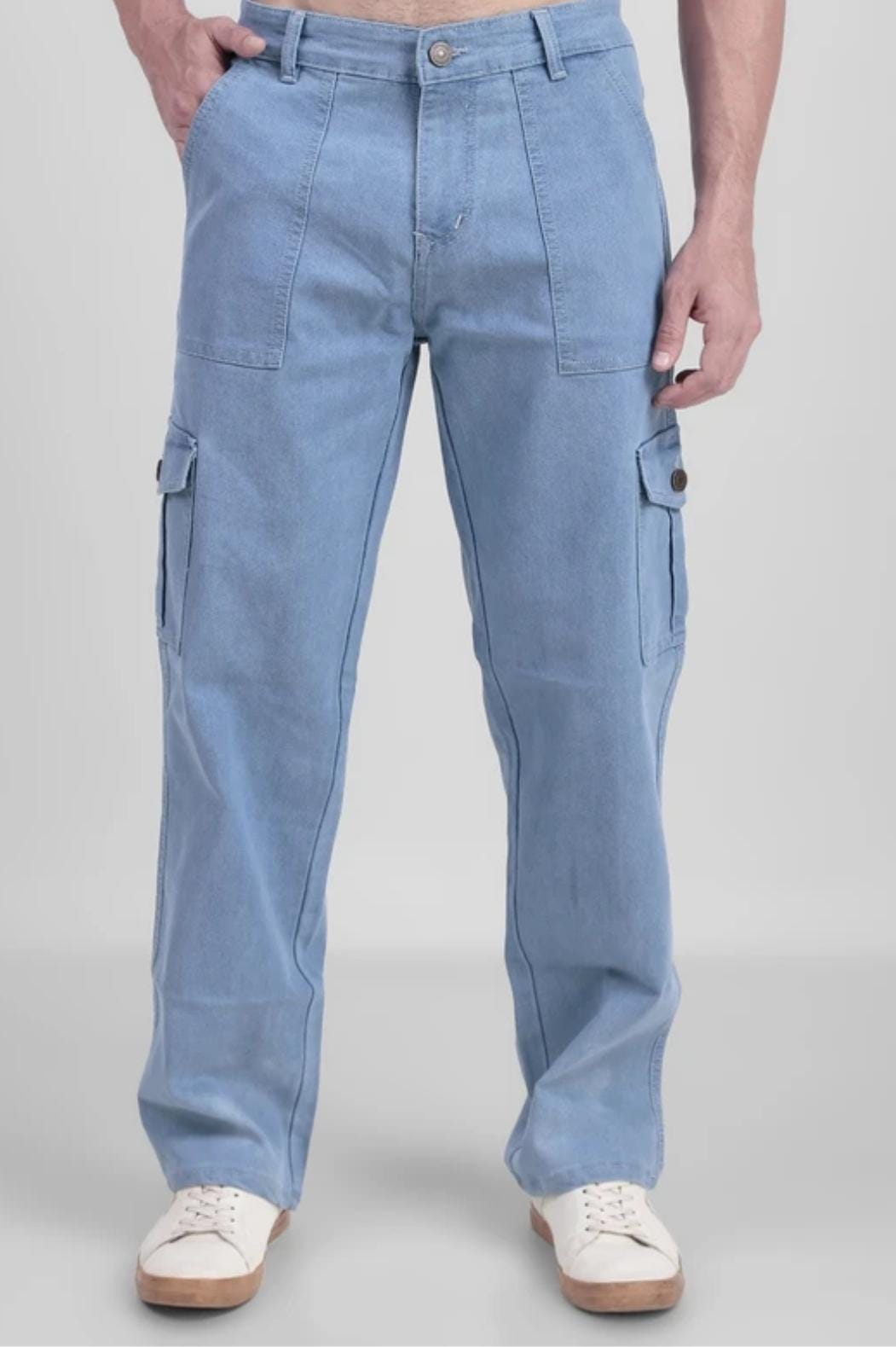 Light Blue Cargo Pants