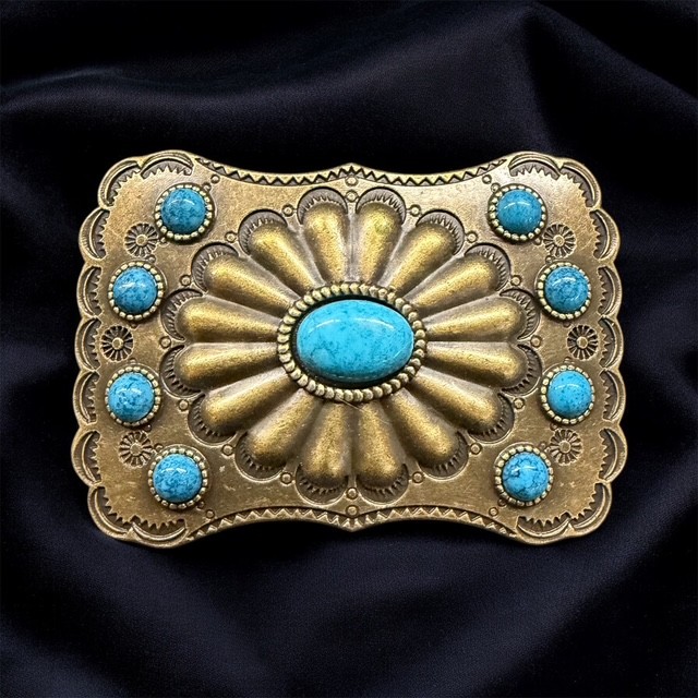 Vintage Brass Belt Buckle