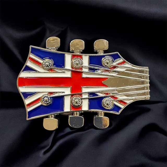 Union Jack Guitar Head Pin
