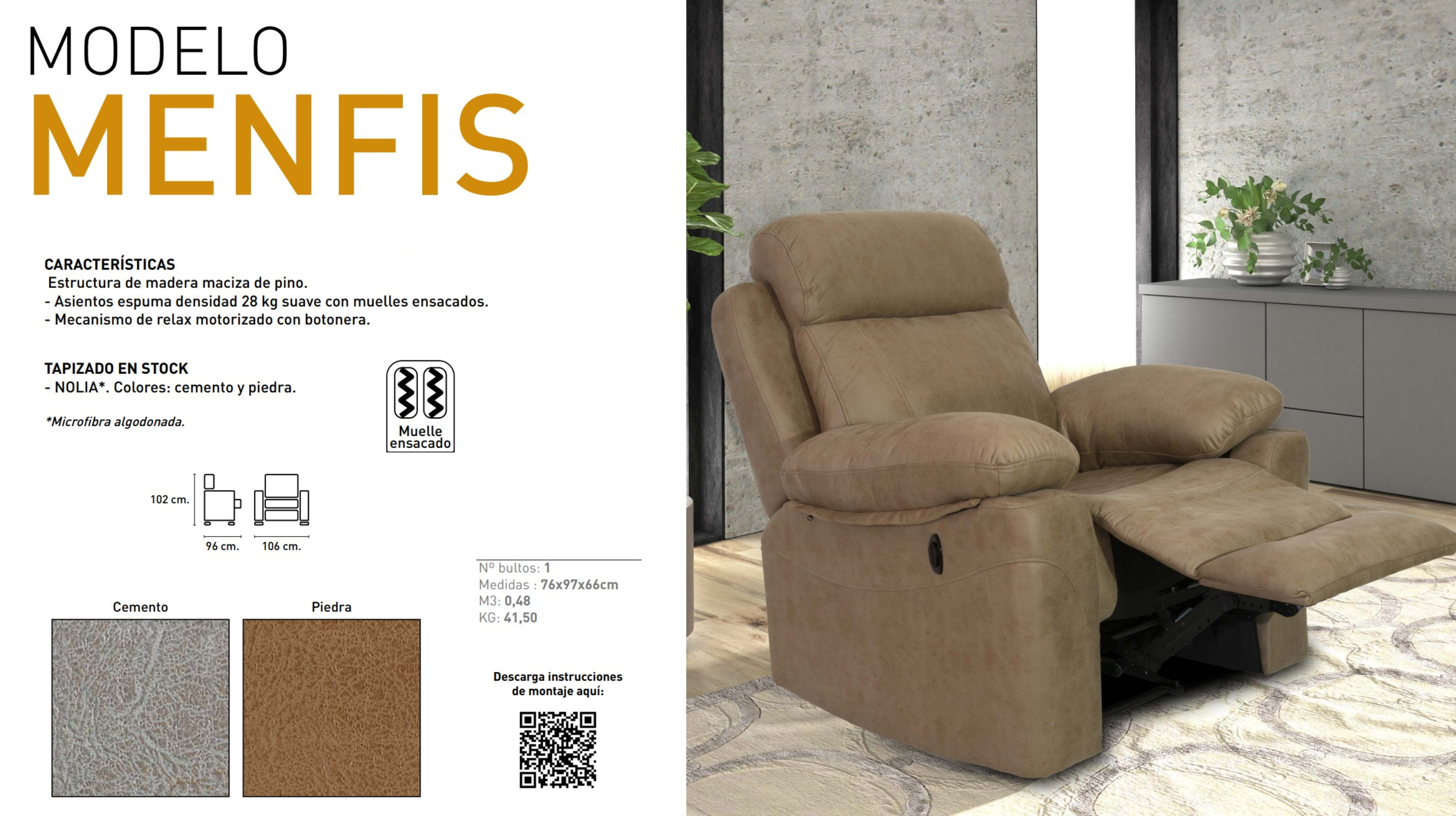 Butaca relax reclinable