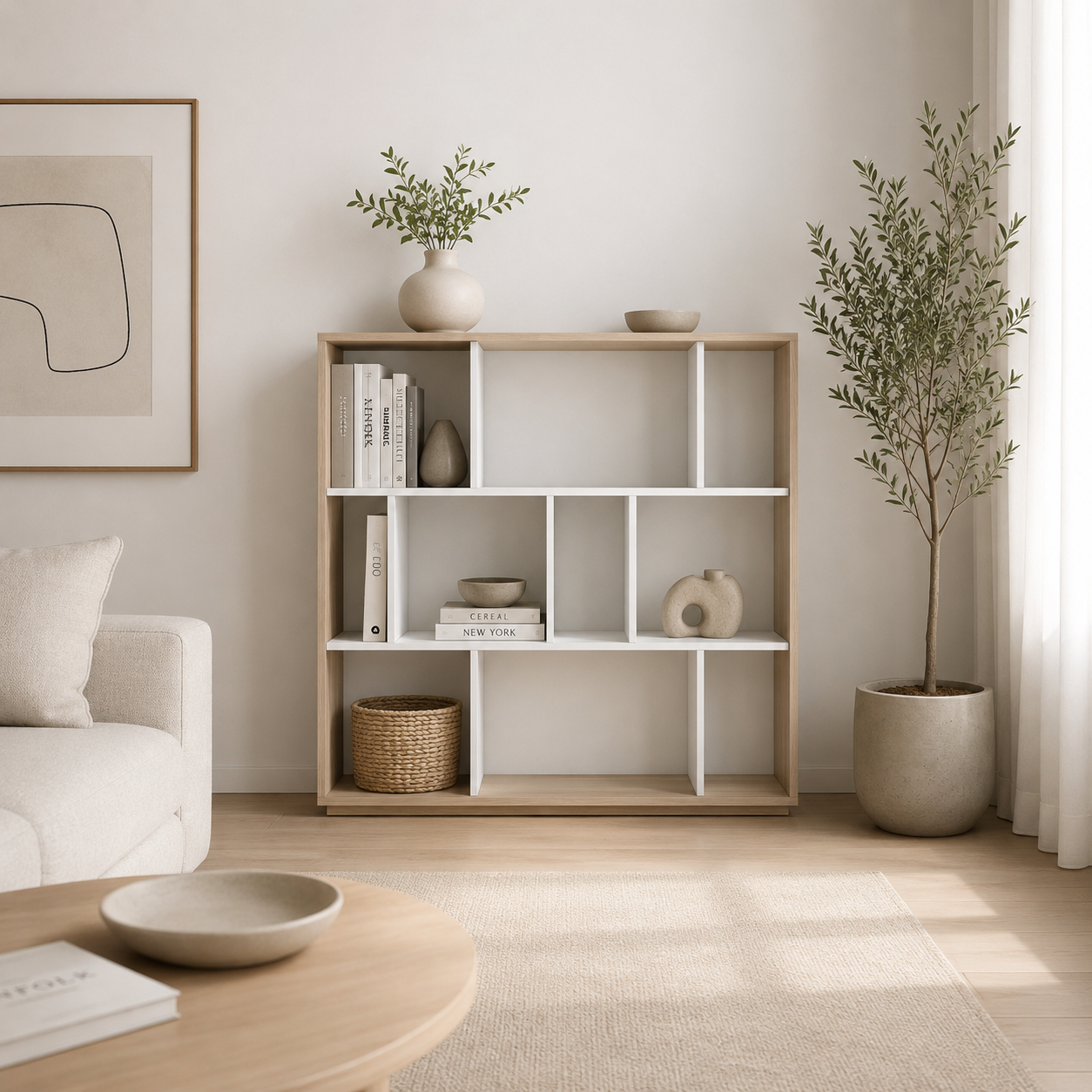 Estantería Moderna de Madera