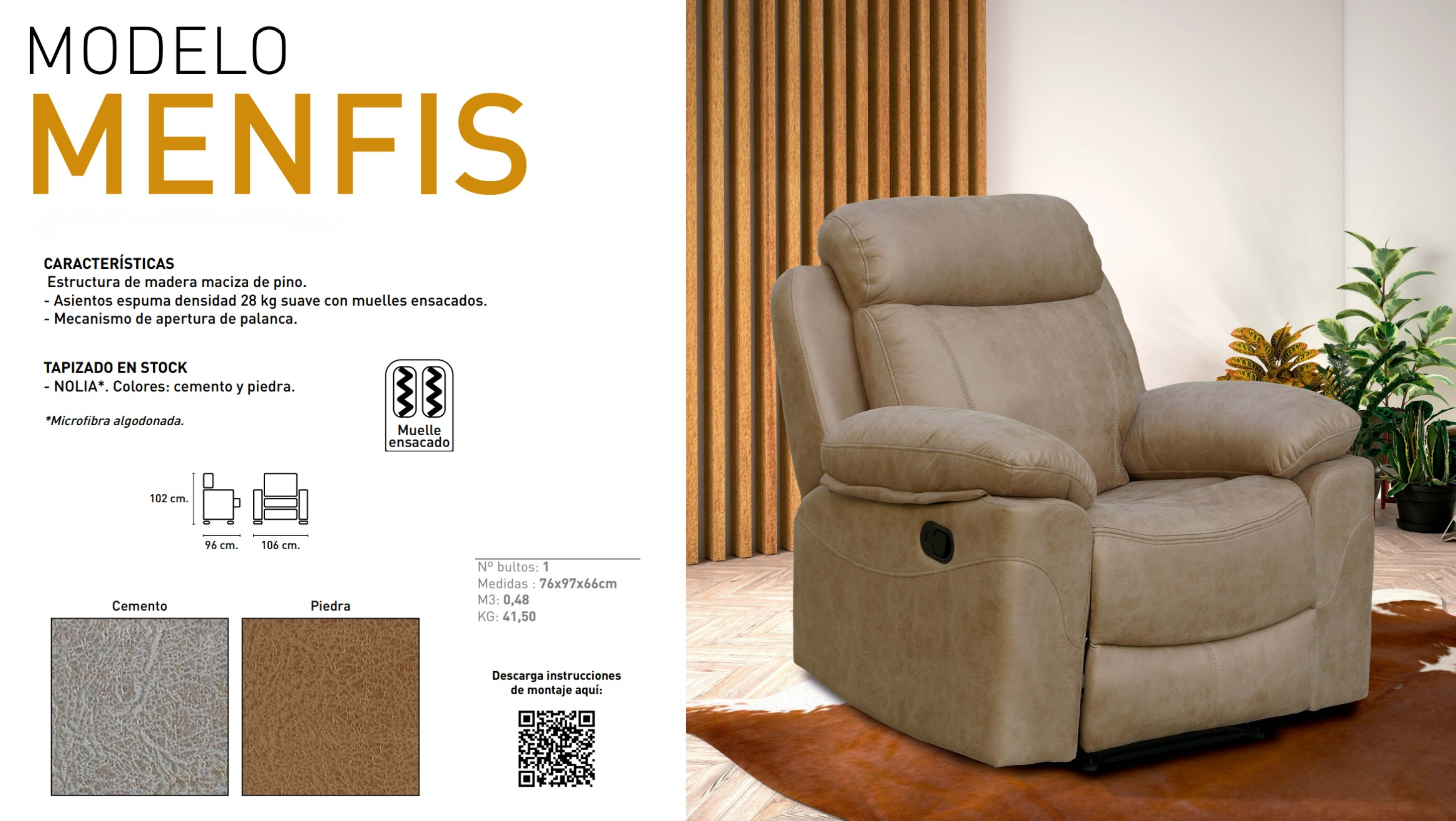 Butaca relax reclinable