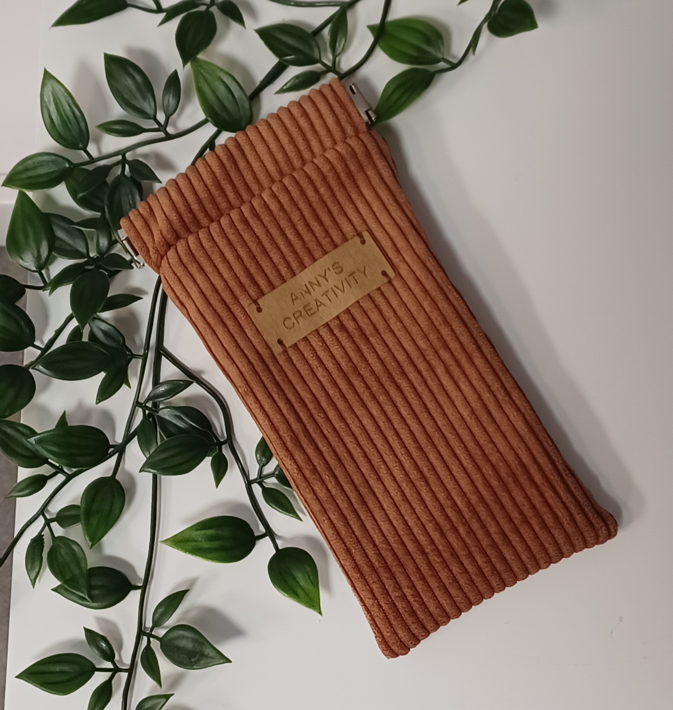 Protège lunette en velours côtele