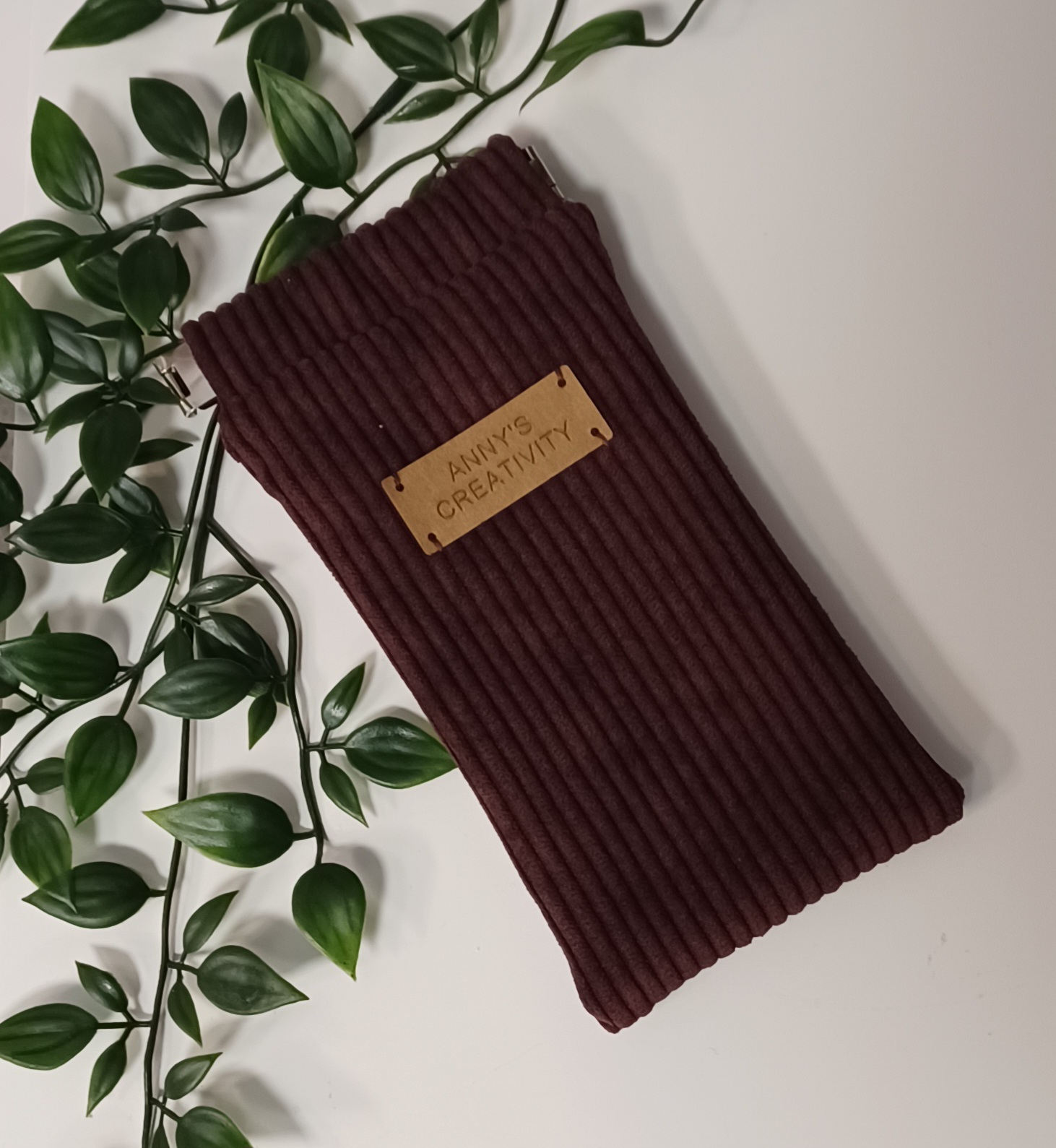 Protège lunette en velours côtele