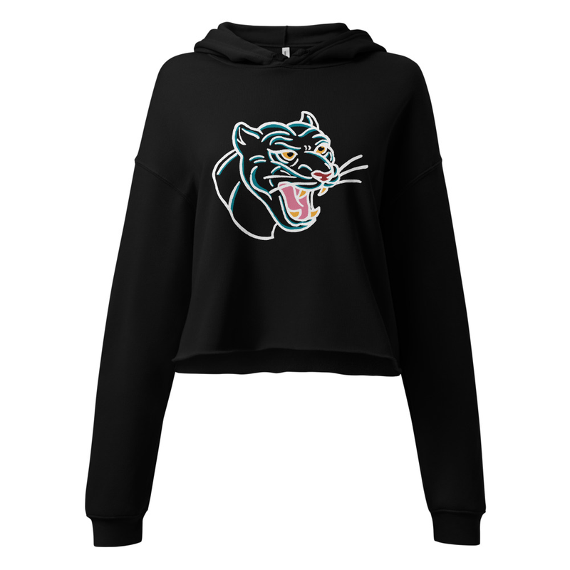 Panther Crop Hoodie