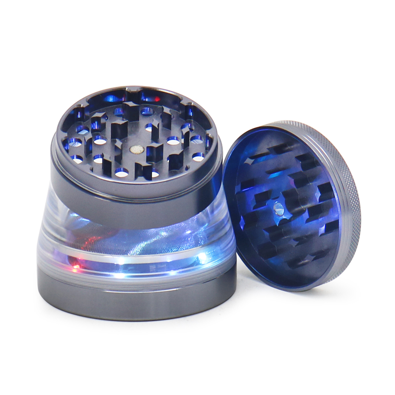 LED Aluminium Grinder  ,,Lightning Storm''