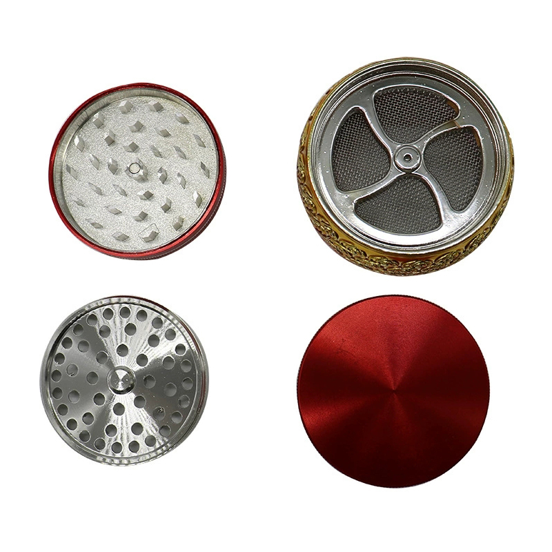 **4 Teiliger Aluminum grinder “Buddha”**