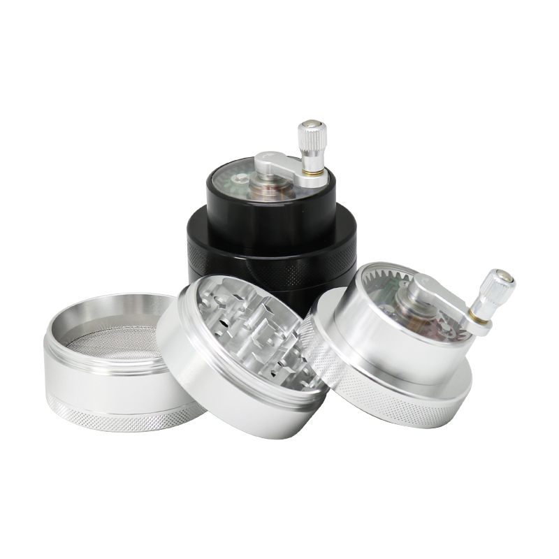 **Gear-style aluminum grinder “Timeless”**