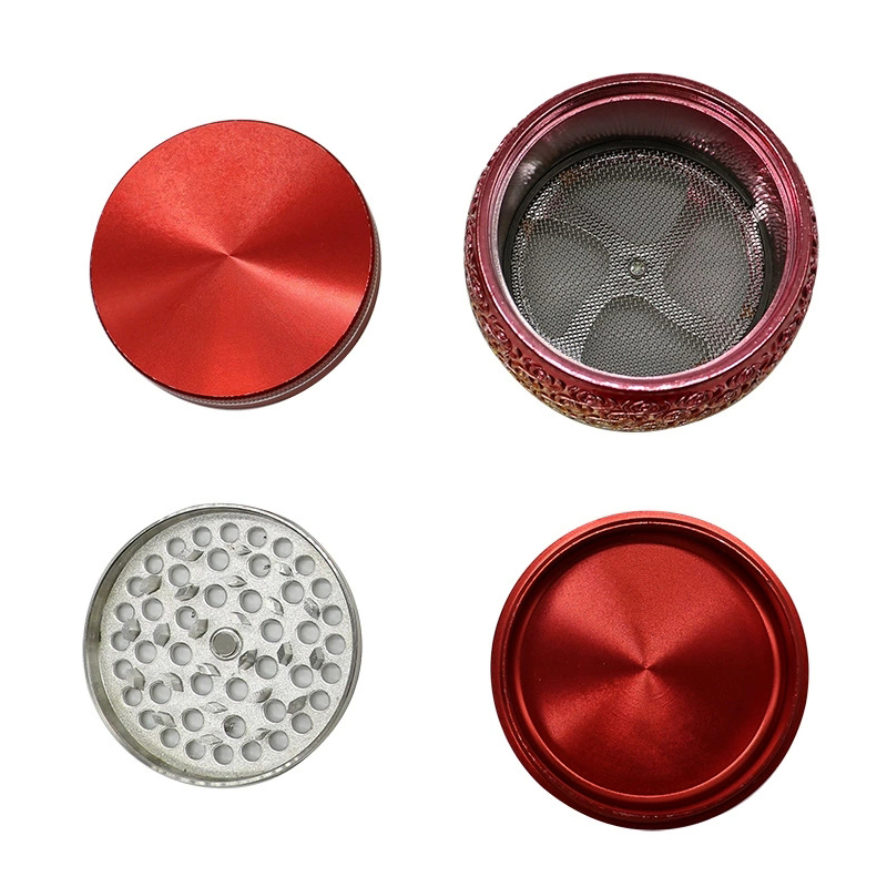 **4 Teiliger Aluminum grinder “Buddha”**