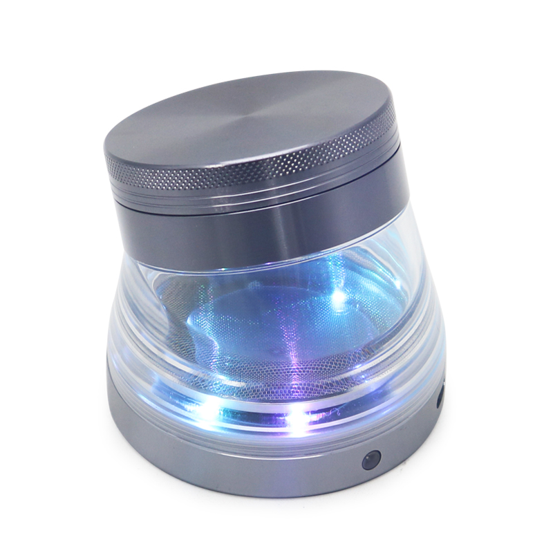 LED Aluminium Grinder  ,,Lightning Storm''