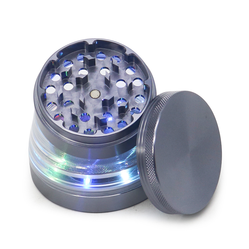 LED Aluminium Grinder  ,,Lightning Storm''