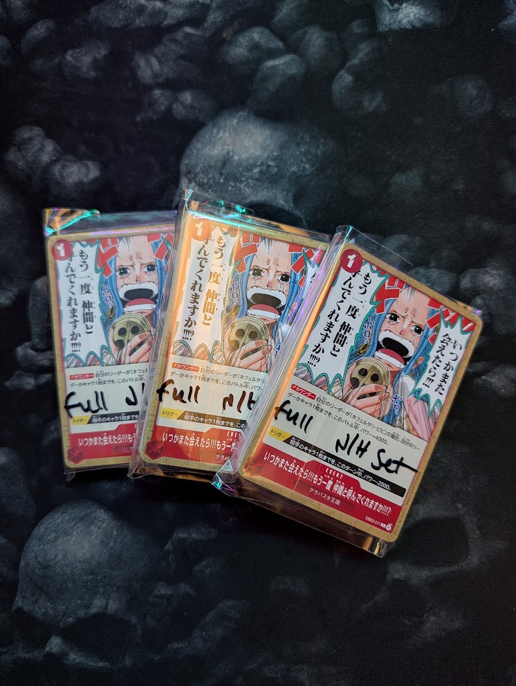 One Piece Heroines EB03 Full non holo starter set.