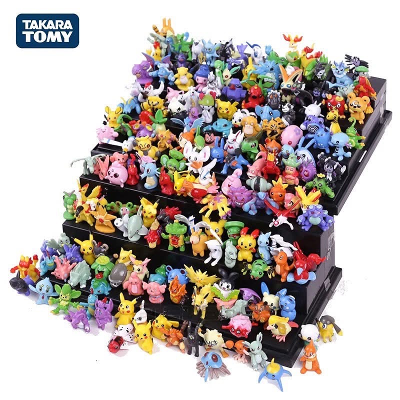 Pokémon Mini Figures Collection (24pcs + 1 Pokeball)