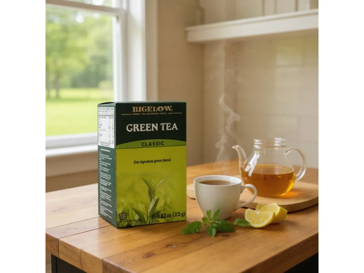 Bigelow Classic Green Tea – Pureza y frescura en cada sorbo ☕🍃