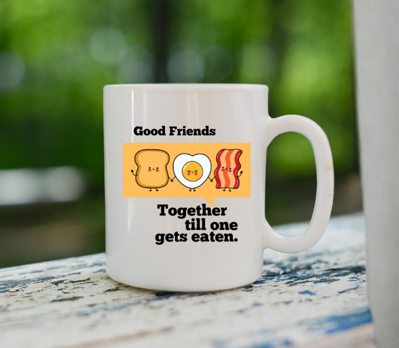 Good Friends Breakfast Mug