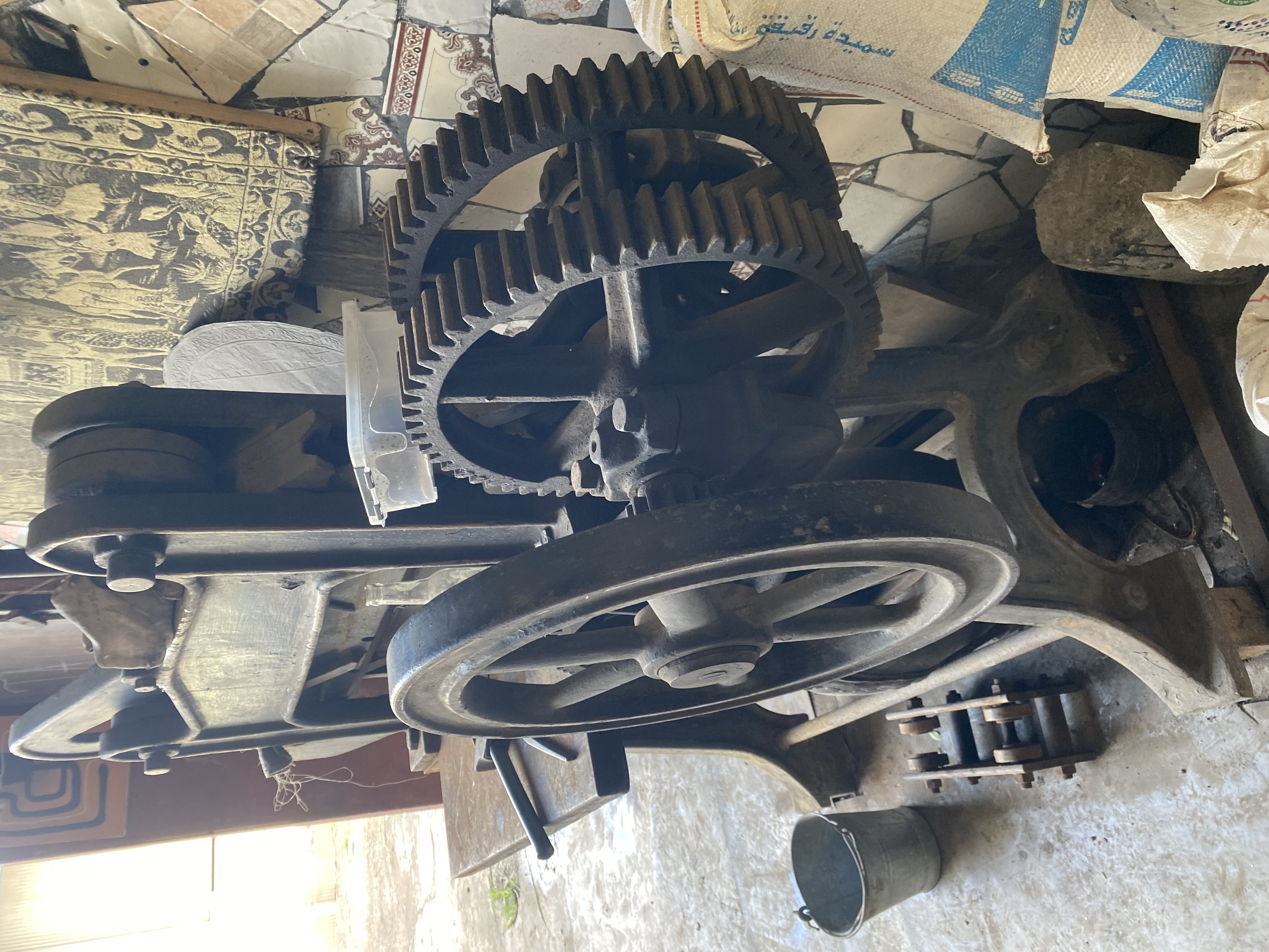 Vintage Industrial Gear Machine