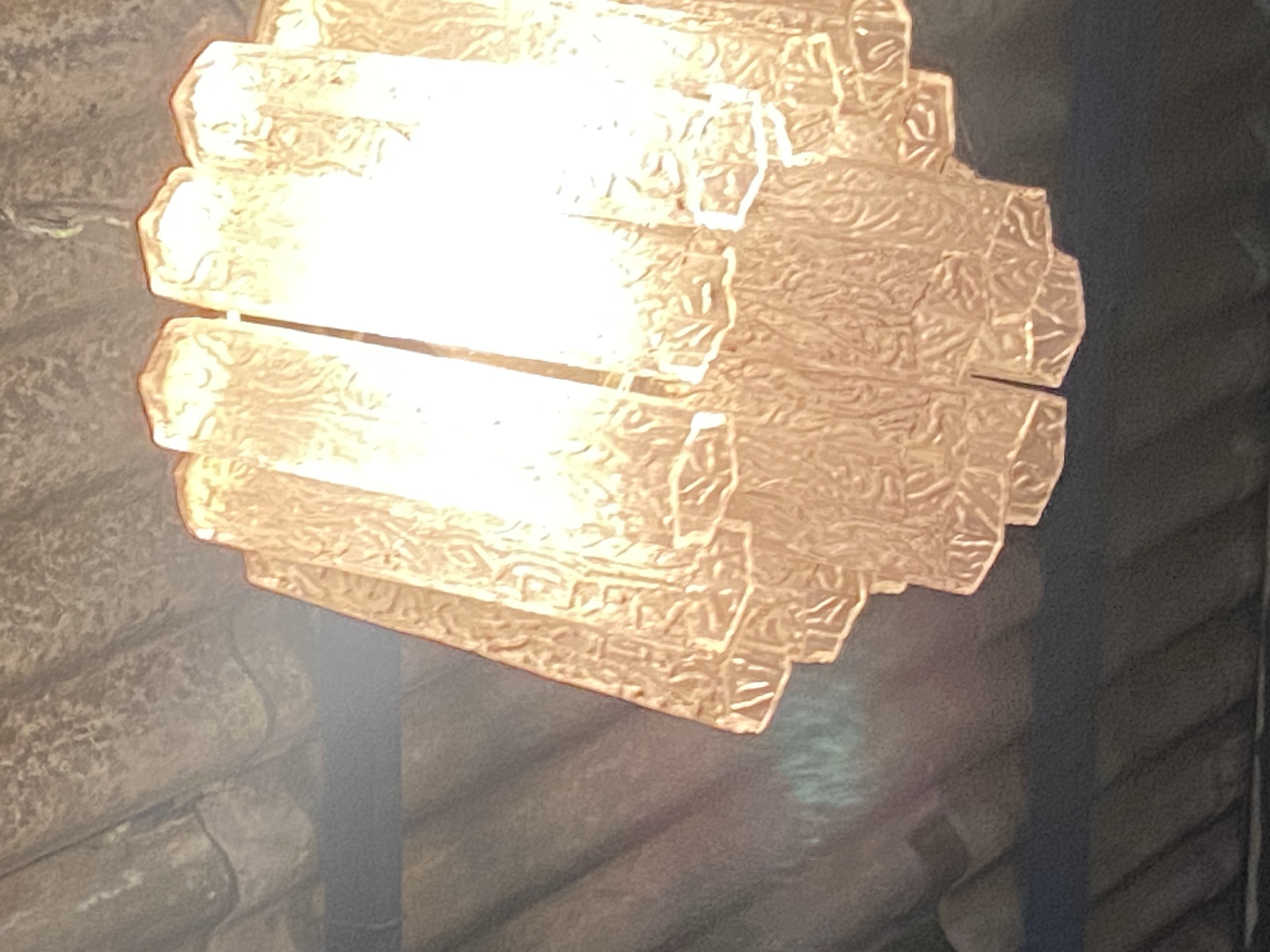 Handcrafted Wood Pendant Light