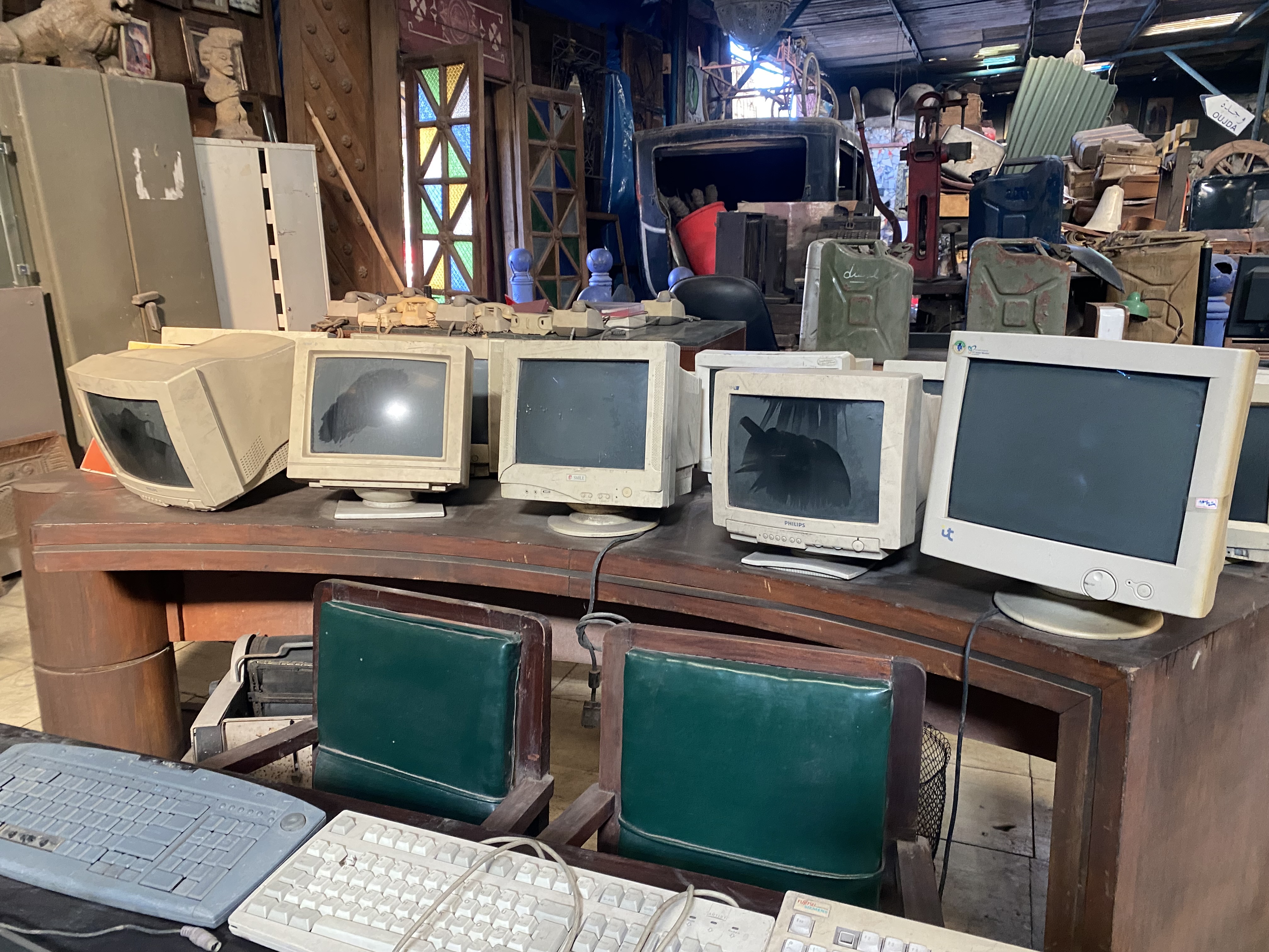 Vintage CRT Monitors Set