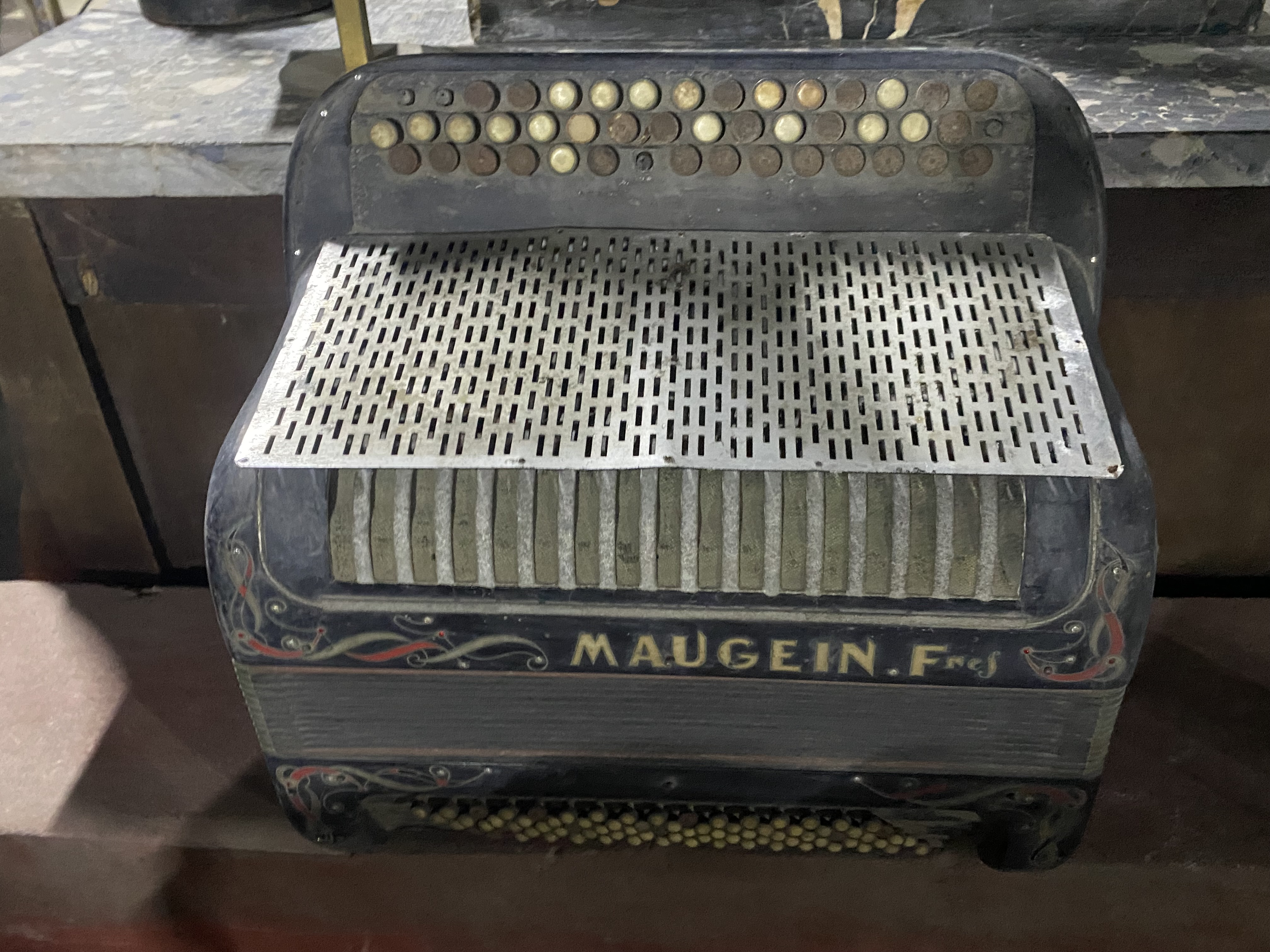 Vintage Maugein Accordion