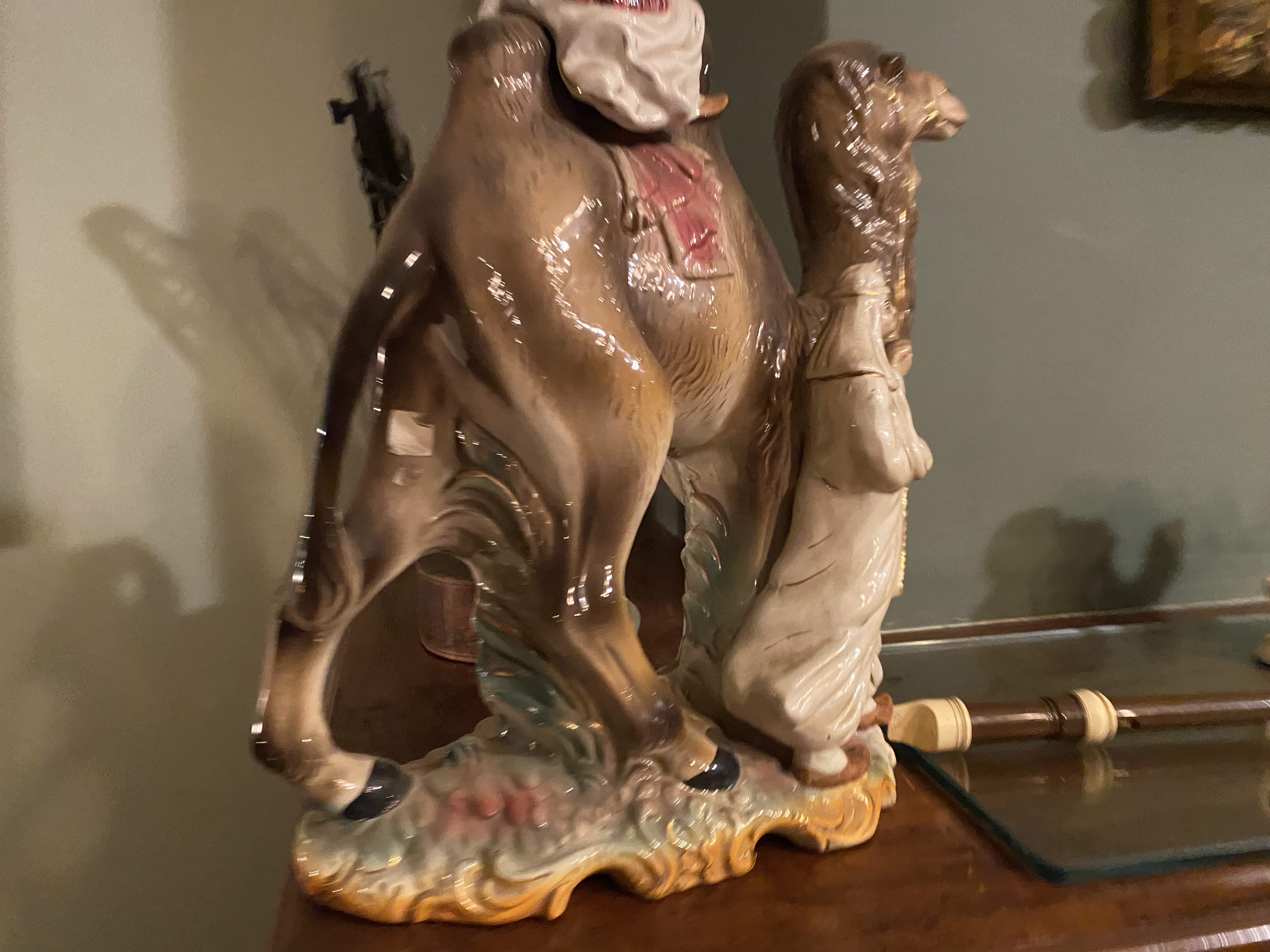 Porcelain Camel Figurine