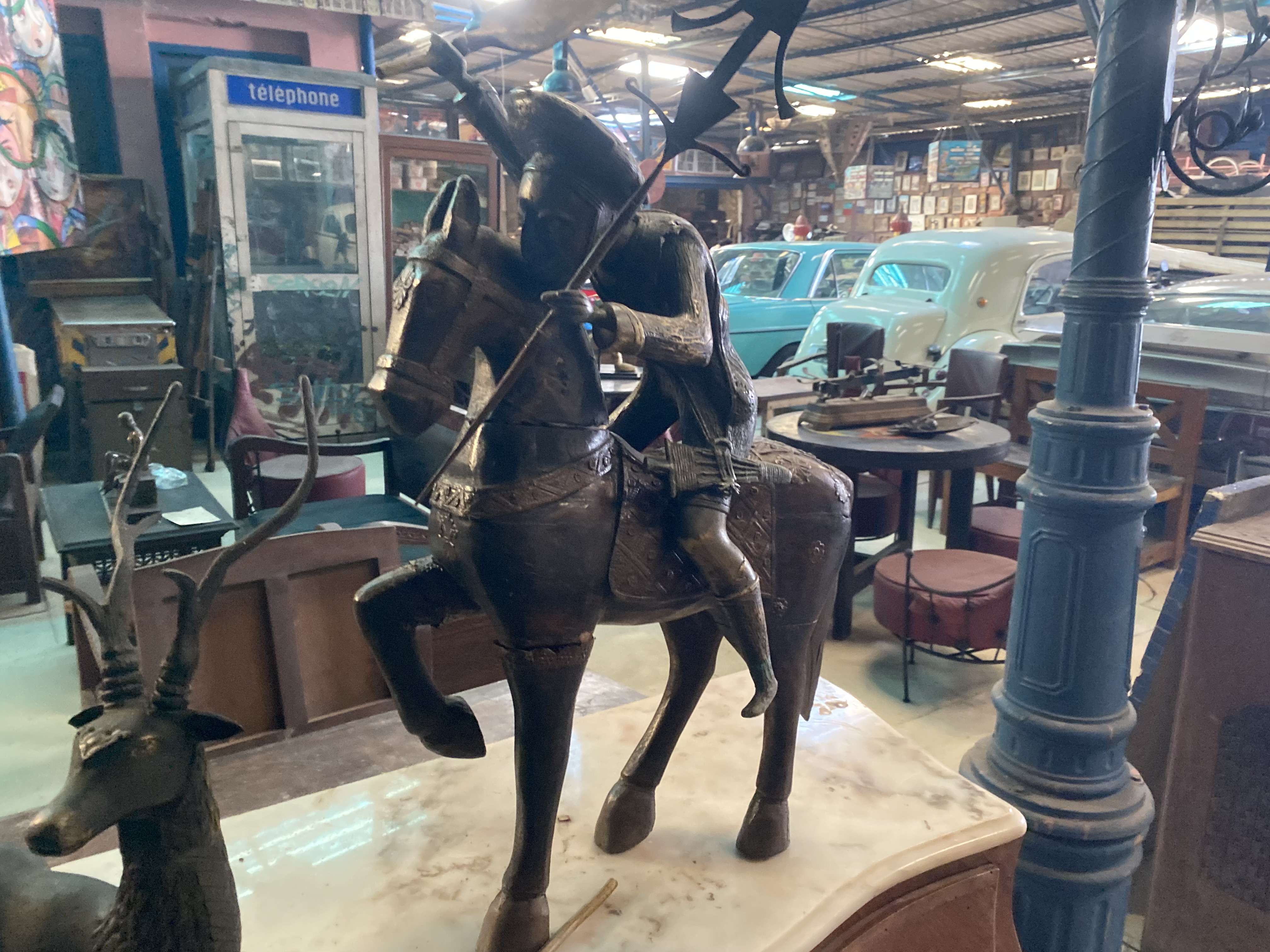 Bronze Horseman Sculpture