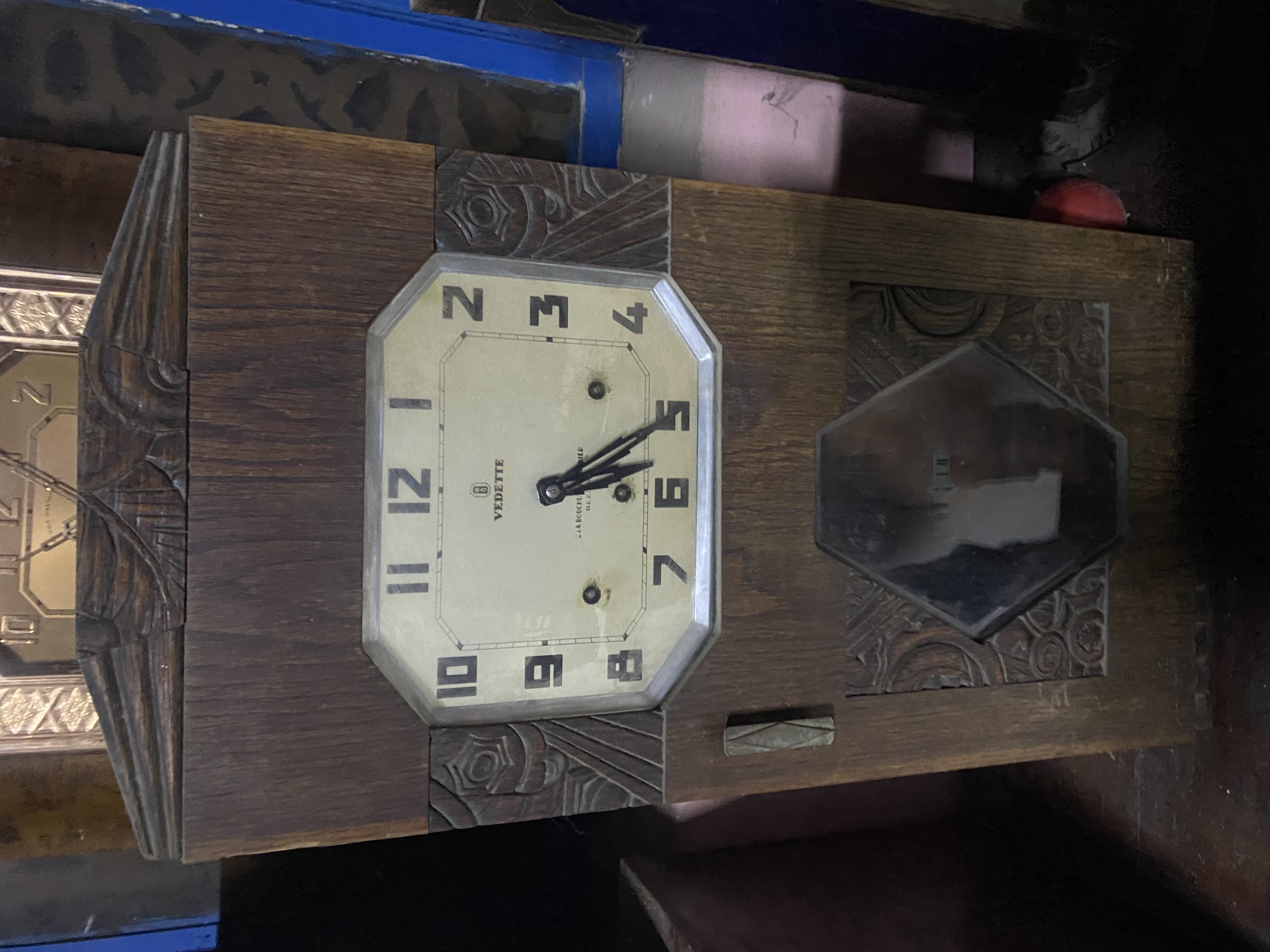 Vintage Wooden Wall Clock