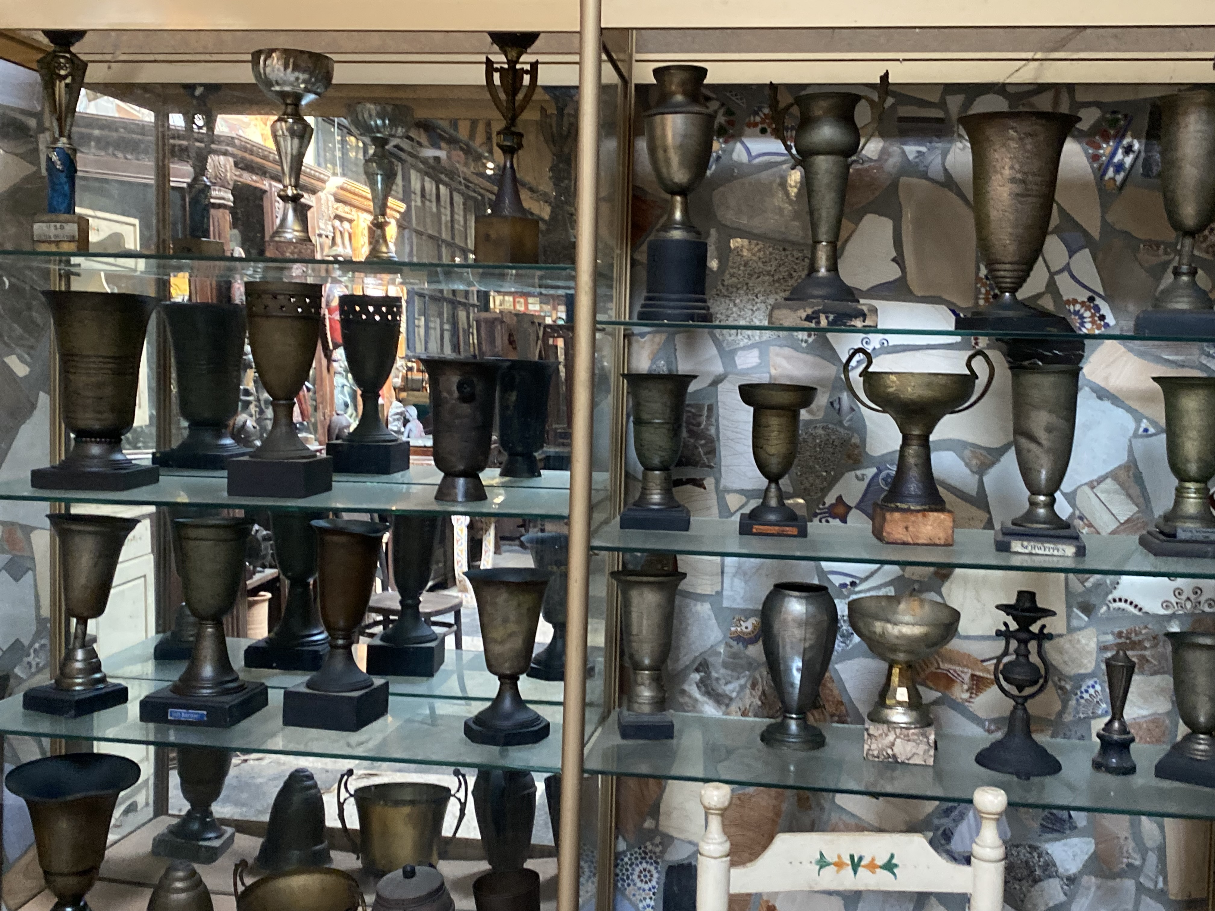 Antique Metal Vases Collection