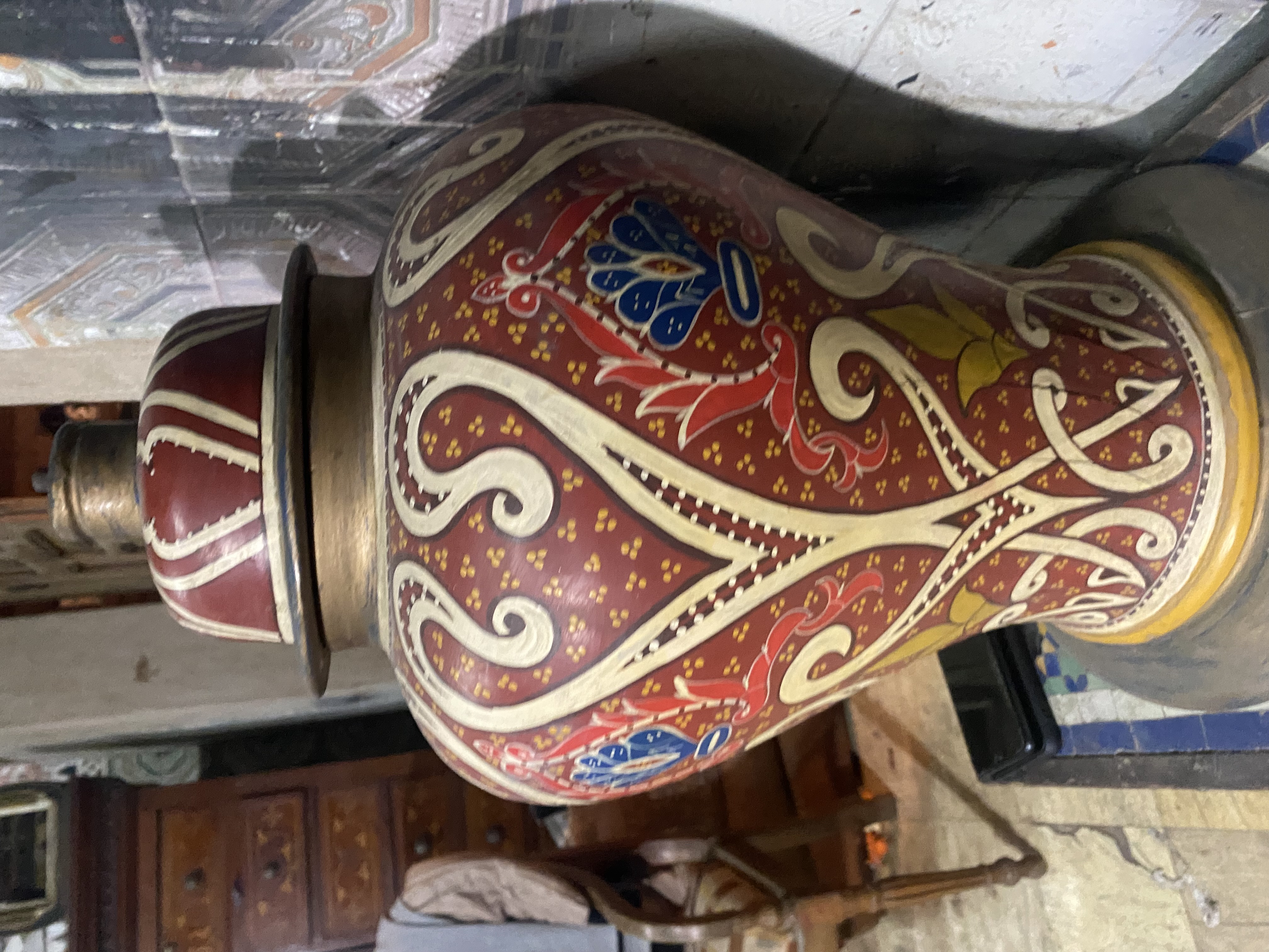 Handcrafted Floral Ceramic Vase