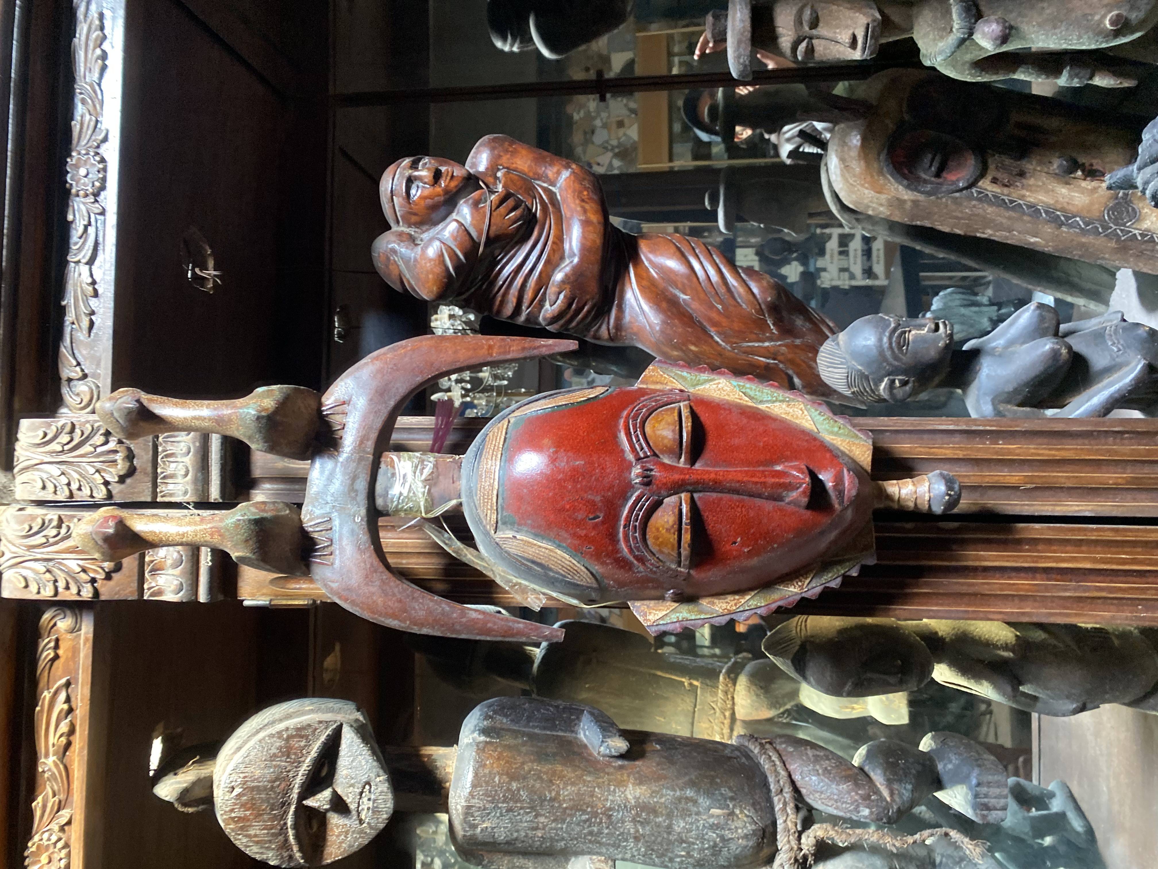 African Tribal Mask Sculpture