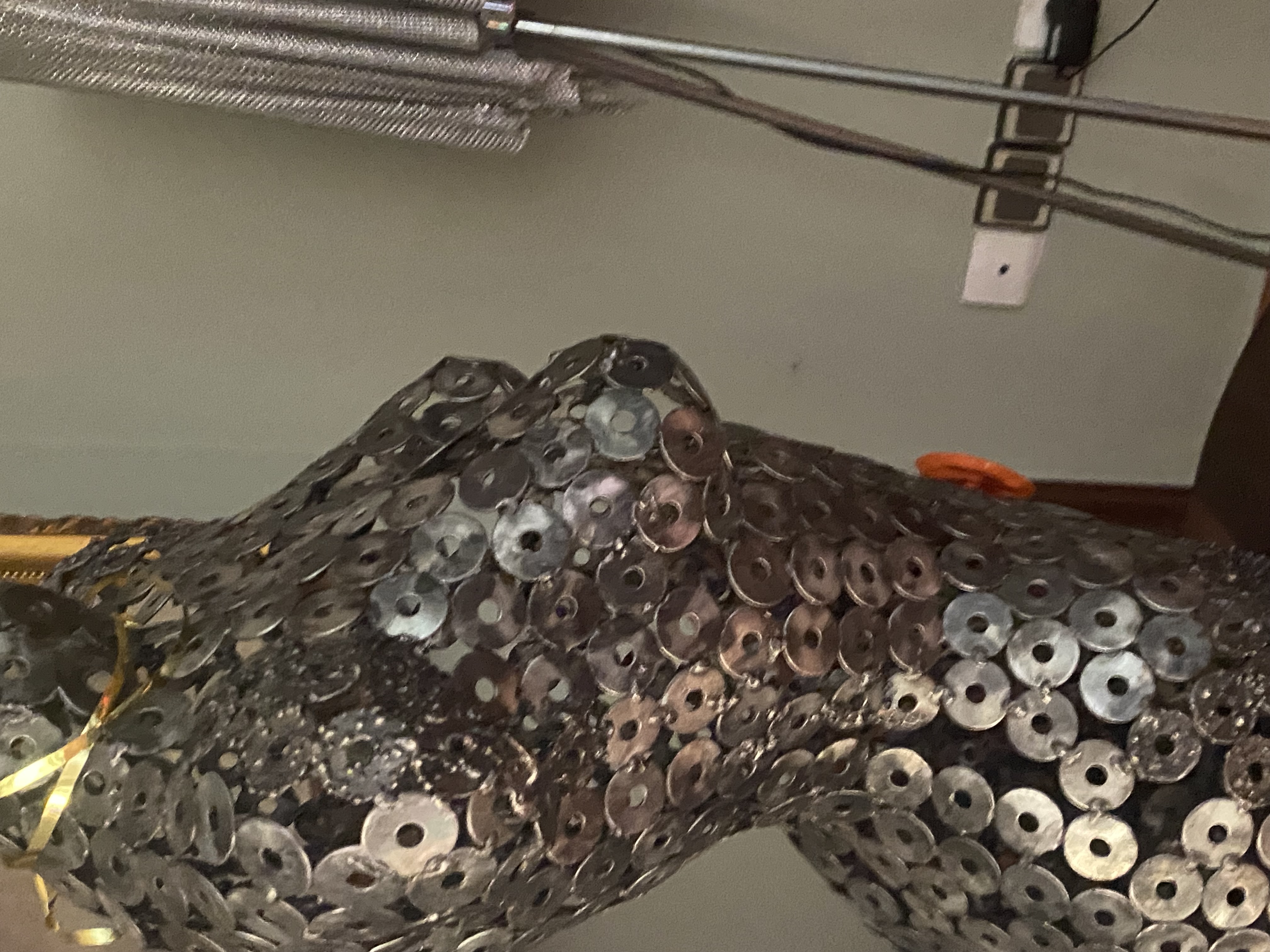 Metal Washer Sculpture